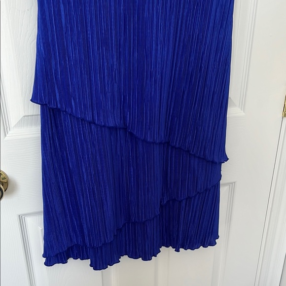 Blue Ribbed Dress - Picture 6 of 9